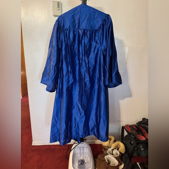 Other | Royal Blue Graduation Gown Lightweight With Pleated Back Design ...
